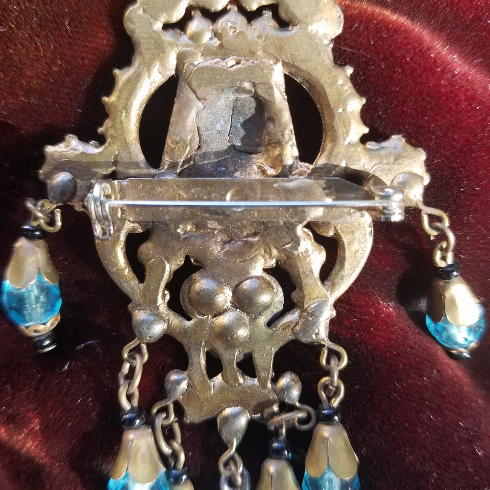 CZECH GLASS BROACH - Picture 5 of 5